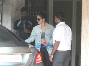 Kareena Kapoor Khan spotted after her gym session