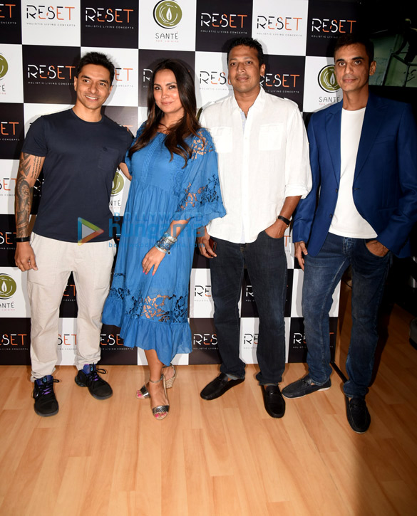 lara dutta diana penty and kunal kapoor at the launch of reset gym in bandra 1