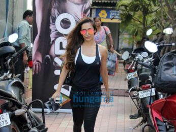 Malaika Arora snapped after her gym session in Khar