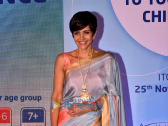 Mandira Bedi snapped with her son at an event