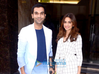 Rajkummar Rao & Kriti Kharbanda snapped promoting Shaadi Mein Zaroor Aana