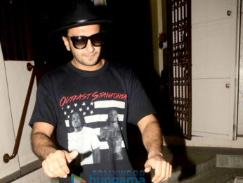 Ranveer Singh and Zoya Akhtar snapped at Shankar Mahadevan's studio