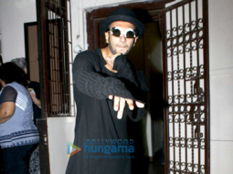 Ranveer Singh and Zoya Akhtar spotted at Shankar Mahadevan’s dubbing studio