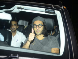 EXCLUSIVE: Ranveer Singh attends Deepika Padukone’s party at her residence just now!!