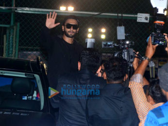 Ranveer Singh spotted after a football session in Bandra