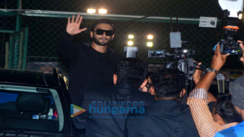 Ranveer Singh snapped after a football session in Bandra