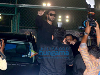Ranveer Singh spotted after a football session in Bandra