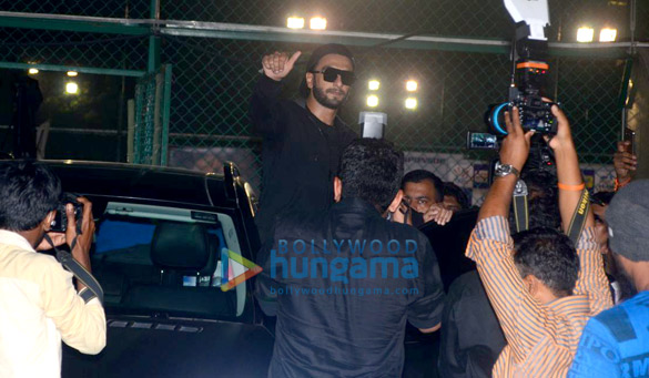 ranveer singh spotted after a football session in bandra 2