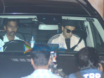 Ranveer Singh spotted at Zoya Akhtar's residence