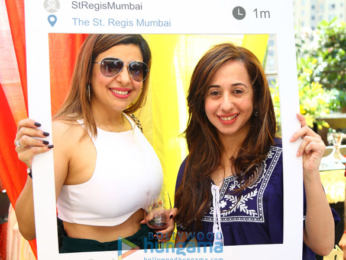 Roshni Chopra, Rouble Nagi, Vahbiz Mehta, Delna Poonawala attend the cake mixing ritual at St Regis