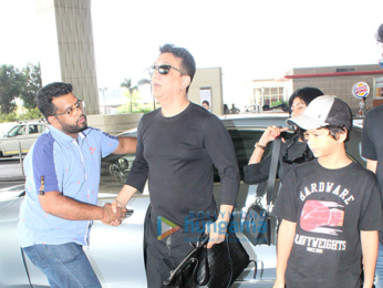 Sajid Nadiadwala, Shriya Sharan snapped at the airport