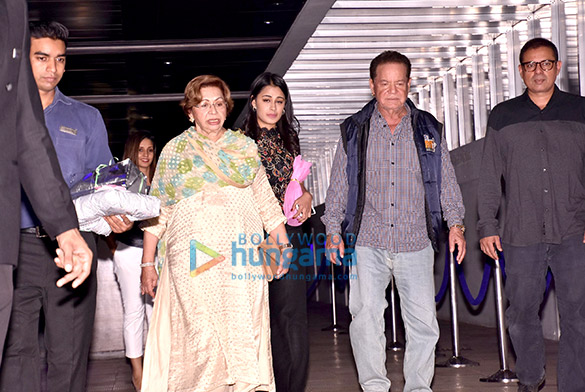 Salim Khan, Sohail Khan, and the entire family snapped at Hakkasan in Bandra Salim Khan, Sohail Khan, and the entire family snapped at Hakkasan in Bandra