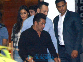 Salman Khan, Katrina Kaif, Karan Johar, Akshay Kumar & Sidharth Malhotra snapped arriving from Goa