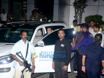Salman Khan, Katrina Kaif and Ambanis arrive in a charter flight from Cochin