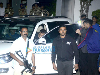 Salman Khan, Katrina Kaif and Ambanis arrive in a charter flight from Cochin