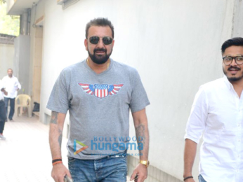 Sanjay Dutt and Alia Bhatt attends Sadak 2 meeting at Mahesh Bhatt's office