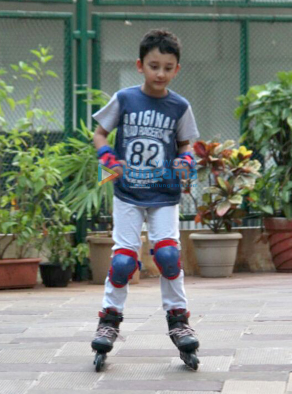 Sanjay Dutt’s kids snapped roller skating