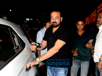 Sanjay Dutt snapped at Vishesh Films' office