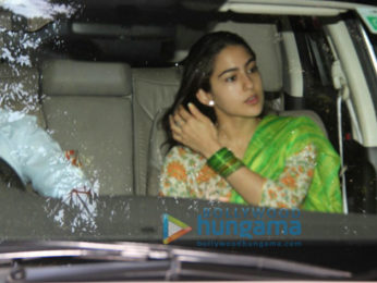 Sara Ali Khan snapped at Abhishek Kapoor's office