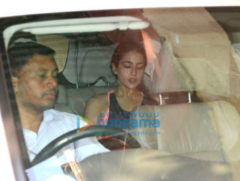 Sara Ali Khan spotted after a gym session in Bandra