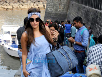 Shah Rukh Khan's birthday party attendees return from Alibaug