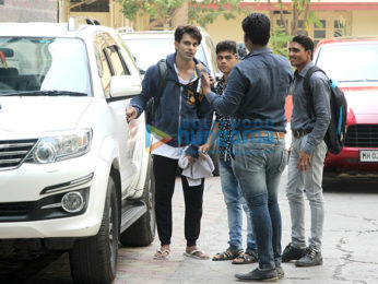 Shahid Kapoor, Kunal Khemu and Karan Singh Grover snapped outside their gym