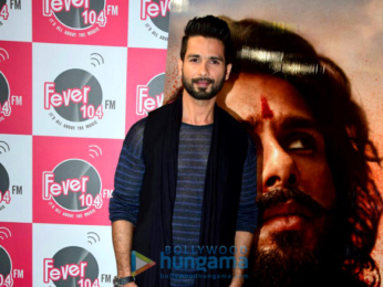 Shahid Kapoor promotes 'Padmavati' on Fever 104 FM