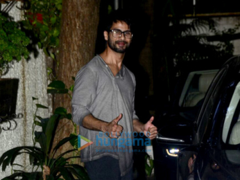 Shahid Kapoor snapped at Sunny Super Sound