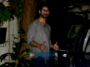 Shahid Kapoor snapped at Sunny Super Sound