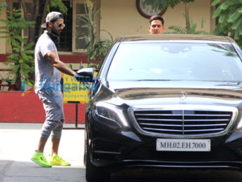 Shahid Kapoor snapped at the gym