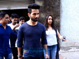 Shahid Kapoor and Zareen Khan snapped in Lower Parel