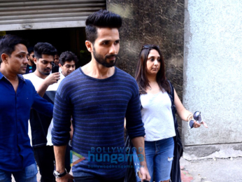 Shahid Kapoor and Zareen Khan snapped in Lower Parel