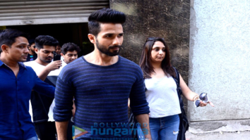 Shahid Kapoor and Zareen Khan snapped in Lower Parel