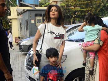 Shilpa Shetty spotted with son at PVR Juhu