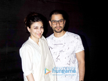 Soha Ali Khan and Kunal Khemu grace the screening of the film 'An Insignificant Man'