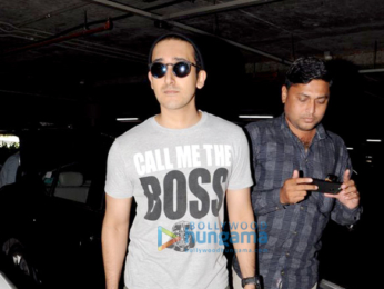 Sonam Kapoor, Anand Ahuja and Govinda snapped at the airport