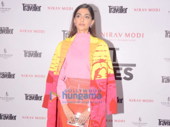 Sonam Kapoor and Mira Rajput attend the Condé Nast Traveller India event