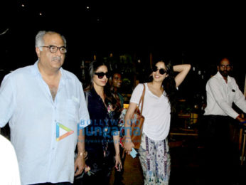 Sridevi and family snapped returning from Goa