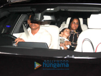 The Khan family celebrate Salim Khan's birthday at his home