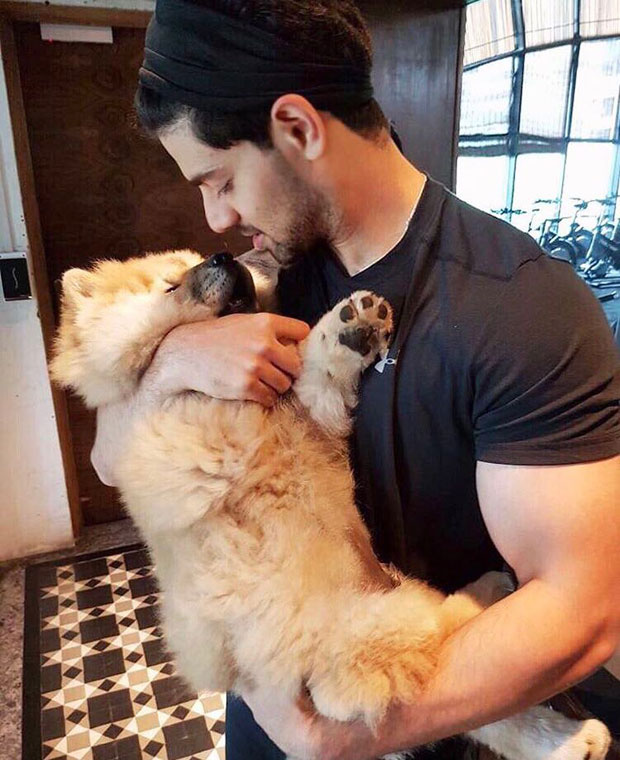 These pictures of Sooraj Pancholi cuddling with his dogs are adorable-3