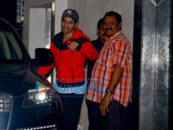 Varun Dhawan & Jacqueline Fernandez snapped post gym session