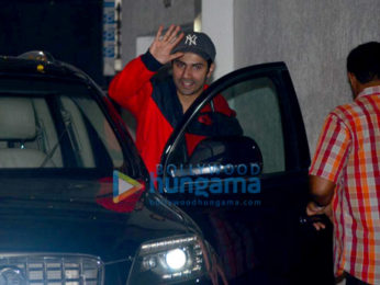 Varun Dhawan & Jacqueline Fernandez snapped post gym session