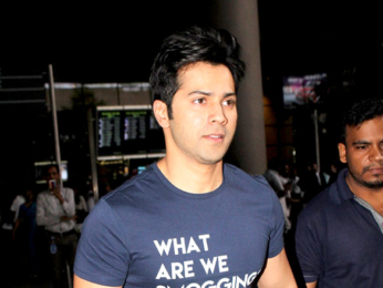 Varun Dhawan snapped at the airport