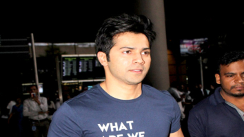 Varun Dhawan snapped at the airport
