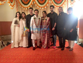 Vatsal Seth and Ishita Dutta pose after their wedding