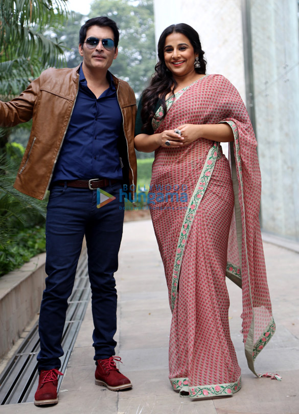 vidya balan and manav kaul promote tumhari sulu in new delhi 2