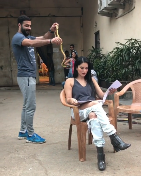 Watch Sunny Leone takes revenge for prank played on her