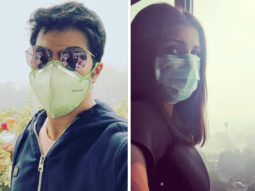 Why are Varun Dhawan and Parineeti Chopra hiding their faces?