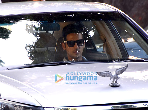 zayed khan snapped on the sets of haasil 2