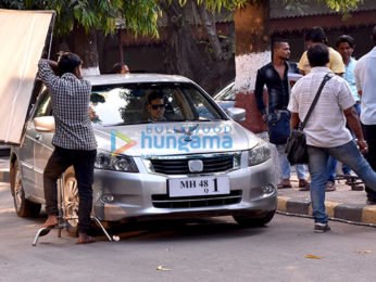 Zayed Khan snapped on the sets of 'Haasil'